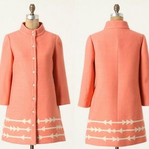 Lauren Moffatt For Anthropologie Coat - SZ L